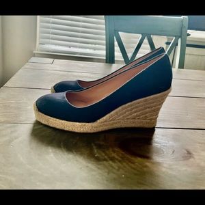 JCrew Espadrille wedges size 7